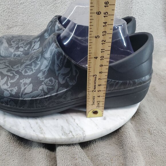 Crocs Shoes Womens Size 10 Black Synthetic Rose Neria Pro II Dual Comfort Clogs - Picture 2 of 12